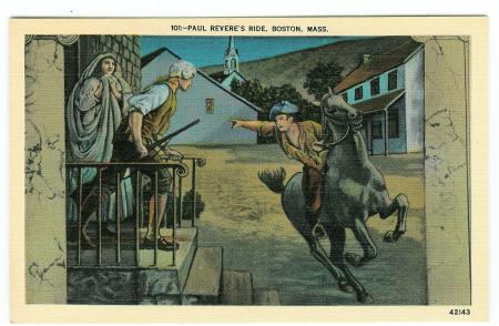 Paul Revere's Ride, Boston, Mass. - obverse