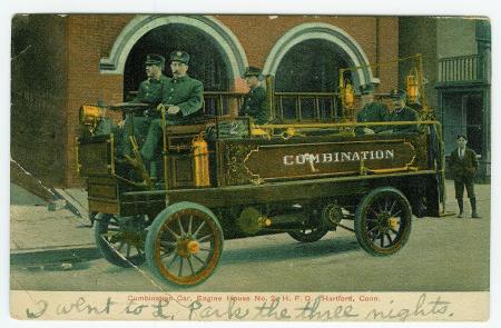 Combination Car, Engine House No. 2, H. F. D., Hartford, Conn.